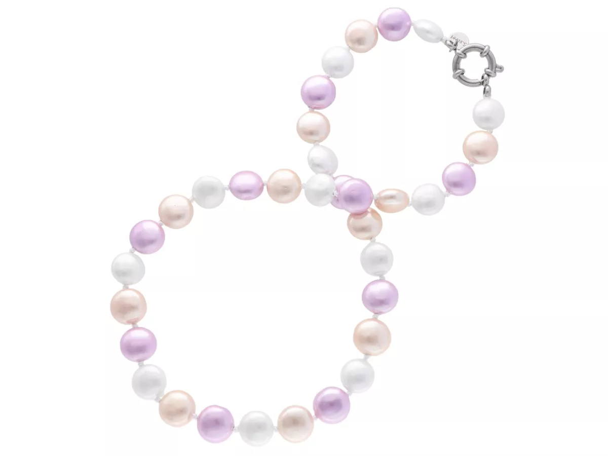 N2G70 NASZYJNIK PERŁA MAJORKA