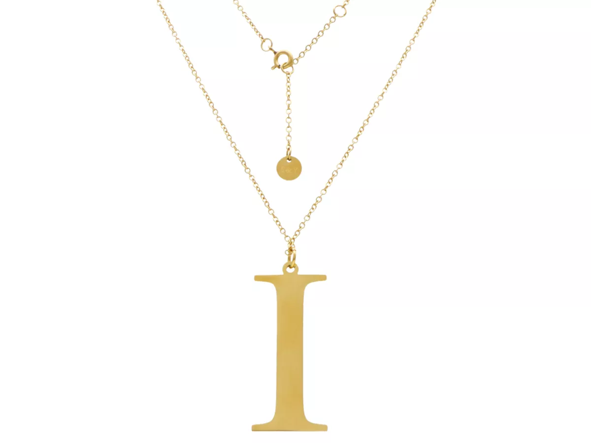 N2Z09 NASZYJNIK STAL CHIRURGICZNA - LITERKA 