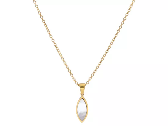 N3O14 NASZYJNIK MASA PERŁOWA I STAL CHIRURGICZNA