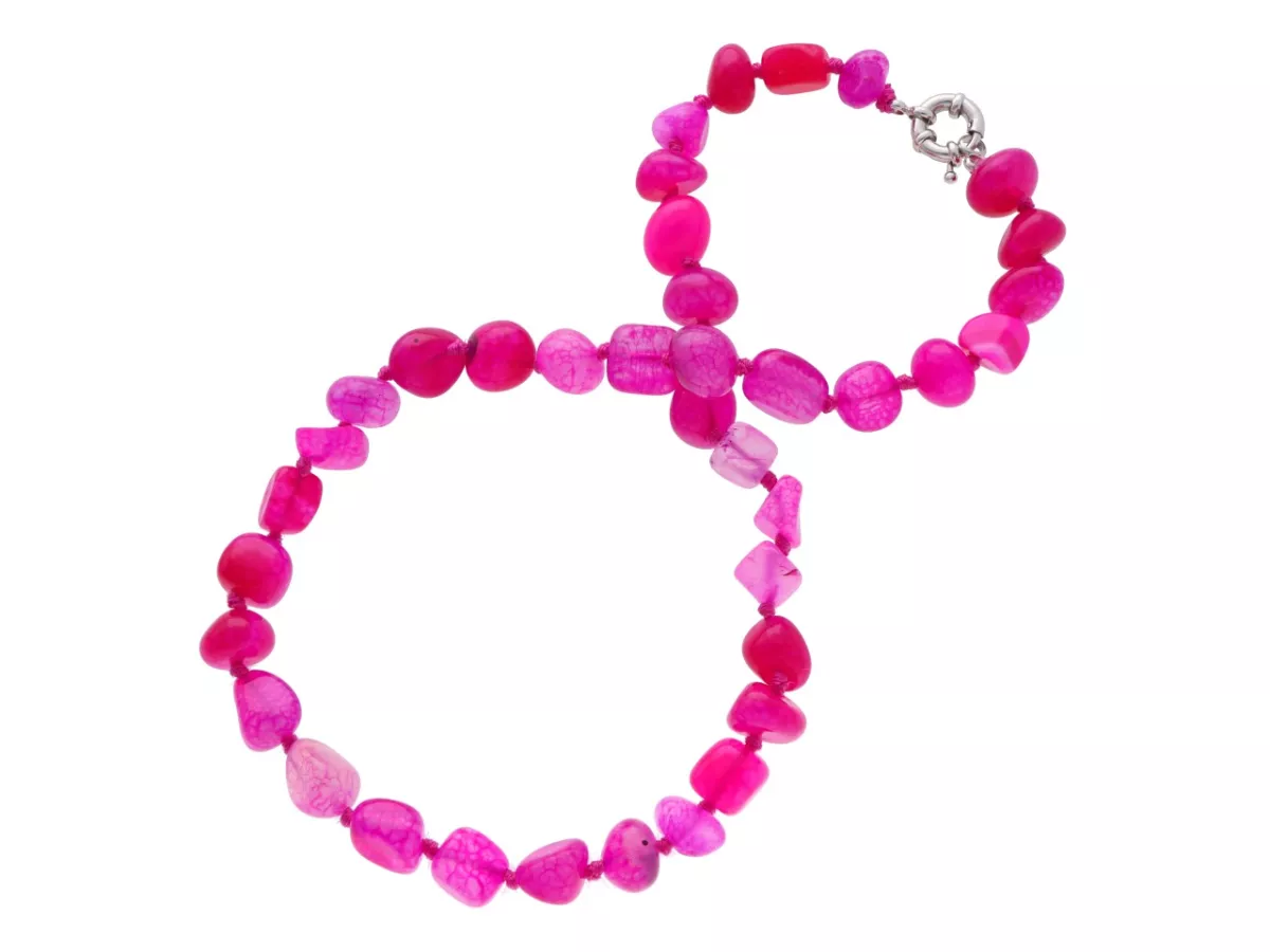 N3K29 NASZYJNIK AGAT BRYŁKI