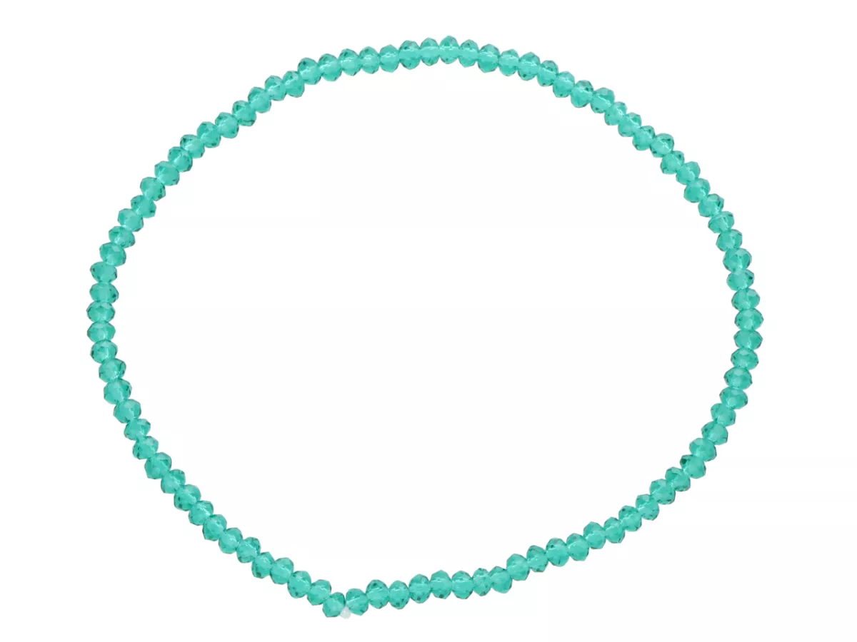 R4B78 BRANSOLETKA KRYSZTAŁKI 2,5 mm NA GUMCE