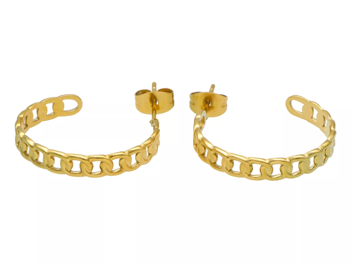 U1T73 KOLCZYKI STAL CHIRURGICZNA 1 PARA