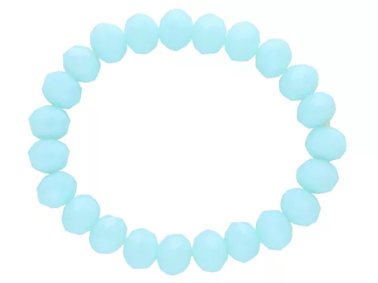 R2R08 BRANSOLETKA KRYSZTAŁKI 10 mm NA GUMCE