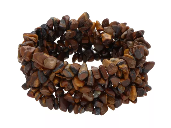 R5B54 BRANSOLETKA TYGRYSIE OKO SIECZKA