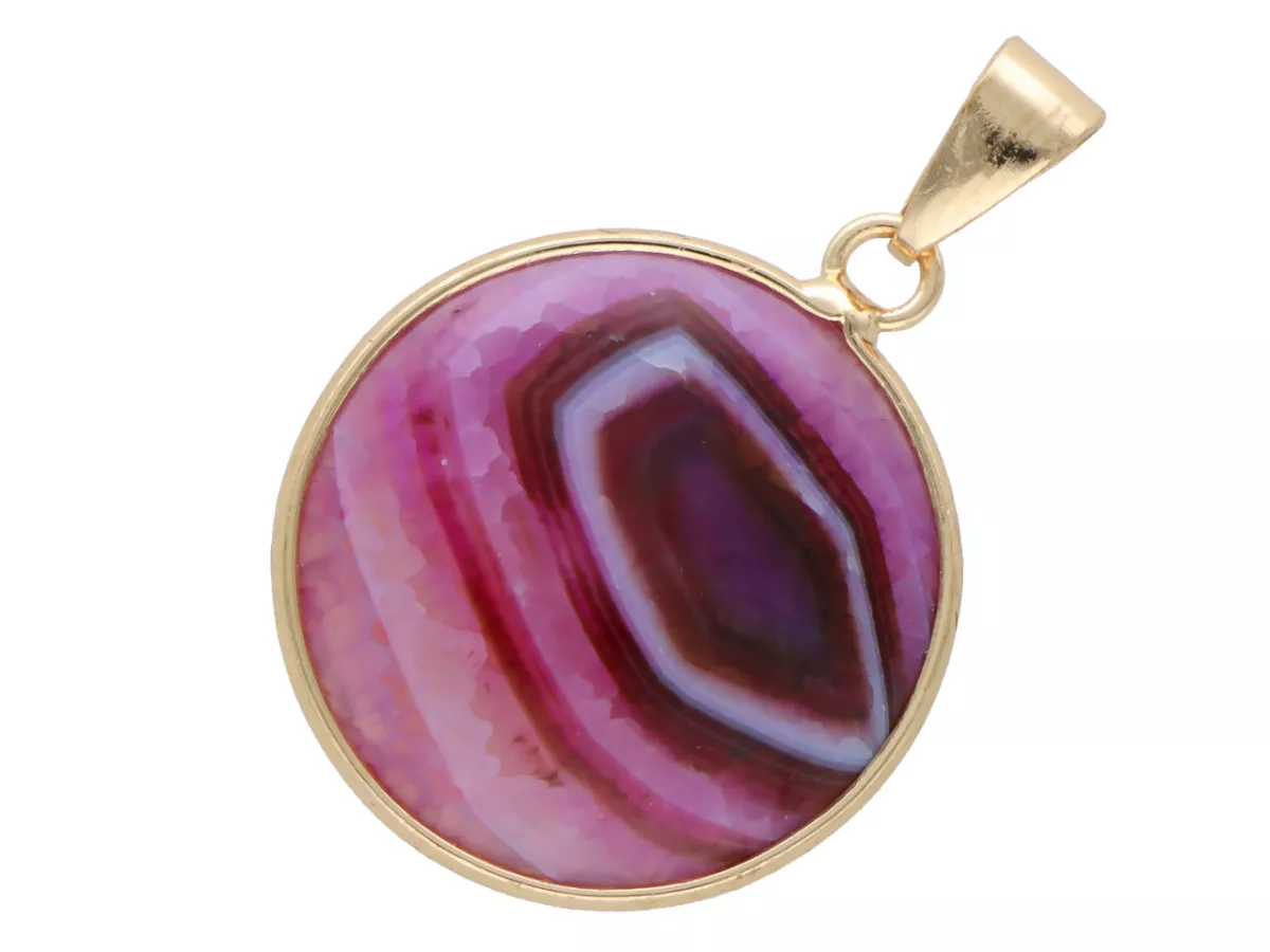 W2H83 WISIOR ZAWIESZKA AGAT PURPUROWY