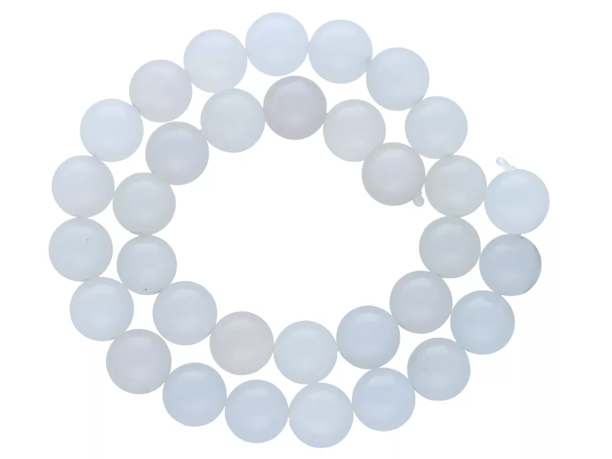 K5L56 KAMIEŃ JADEIT KULE 12 mm - 1 SZNUR