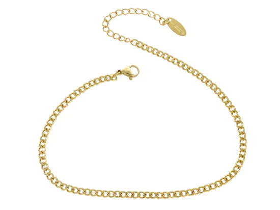 R3X18 BRANSOLETKA NA NOGĘ ZE STALI CHIRURGICZNEJ