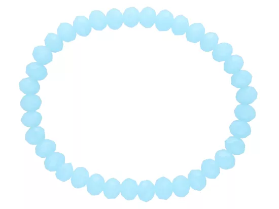 R2P71 BRANSOLETKA KRYSZTAŁKI 6 mm NA GUMCE