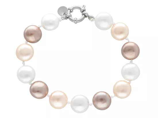 R2W32 BRANSOLETKA PERŁA MAJORKA