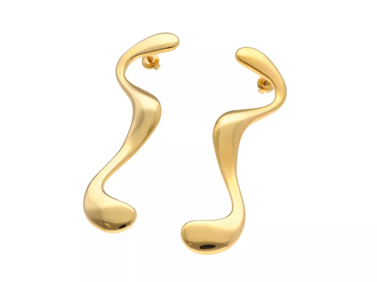 U1Y13 KOLCZYKI STAL CHIRURGICZNA 1 PARA