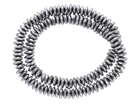 K6B05 HEMATYT TALERZYKI FASETOWANE 8 mm - 1 SZNUR