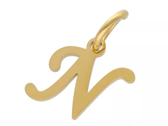 P5N75 ZAWIESZKA OZDOBNA ZE STALI CHIRURGICZNEJ LITERKA "N" - 1 SZTUKA