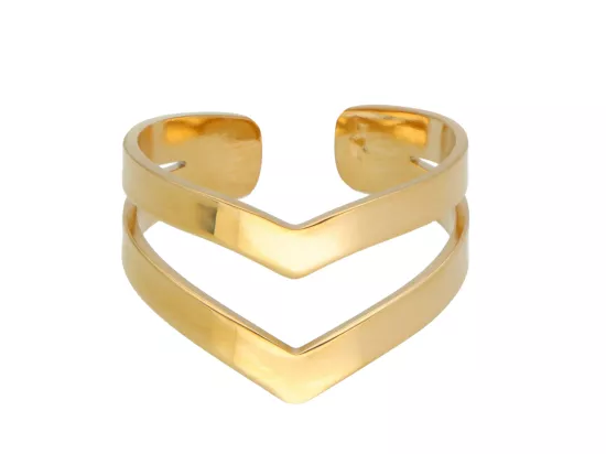 R3J38 PIERŚCIONEK ZE STALI CHIRURGICZNEJ - 1 SZTUKA