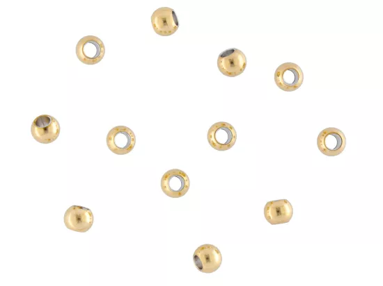 P5T57 KULKI OZDOBNE STAL CHIRURGICZNA 4 mm - 12 SZTUK