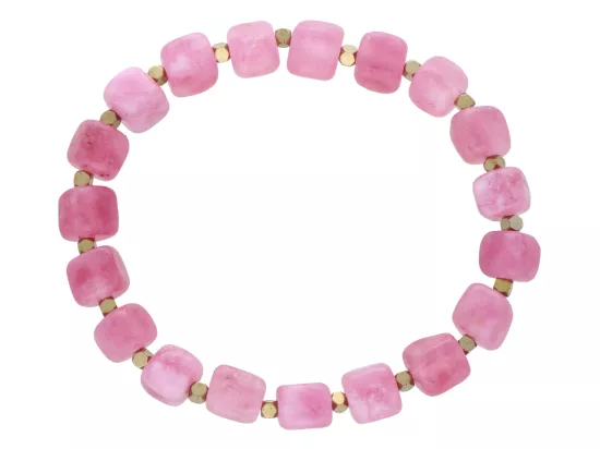 R5C06 BRANSOLETKA AGAT I HEMATYT