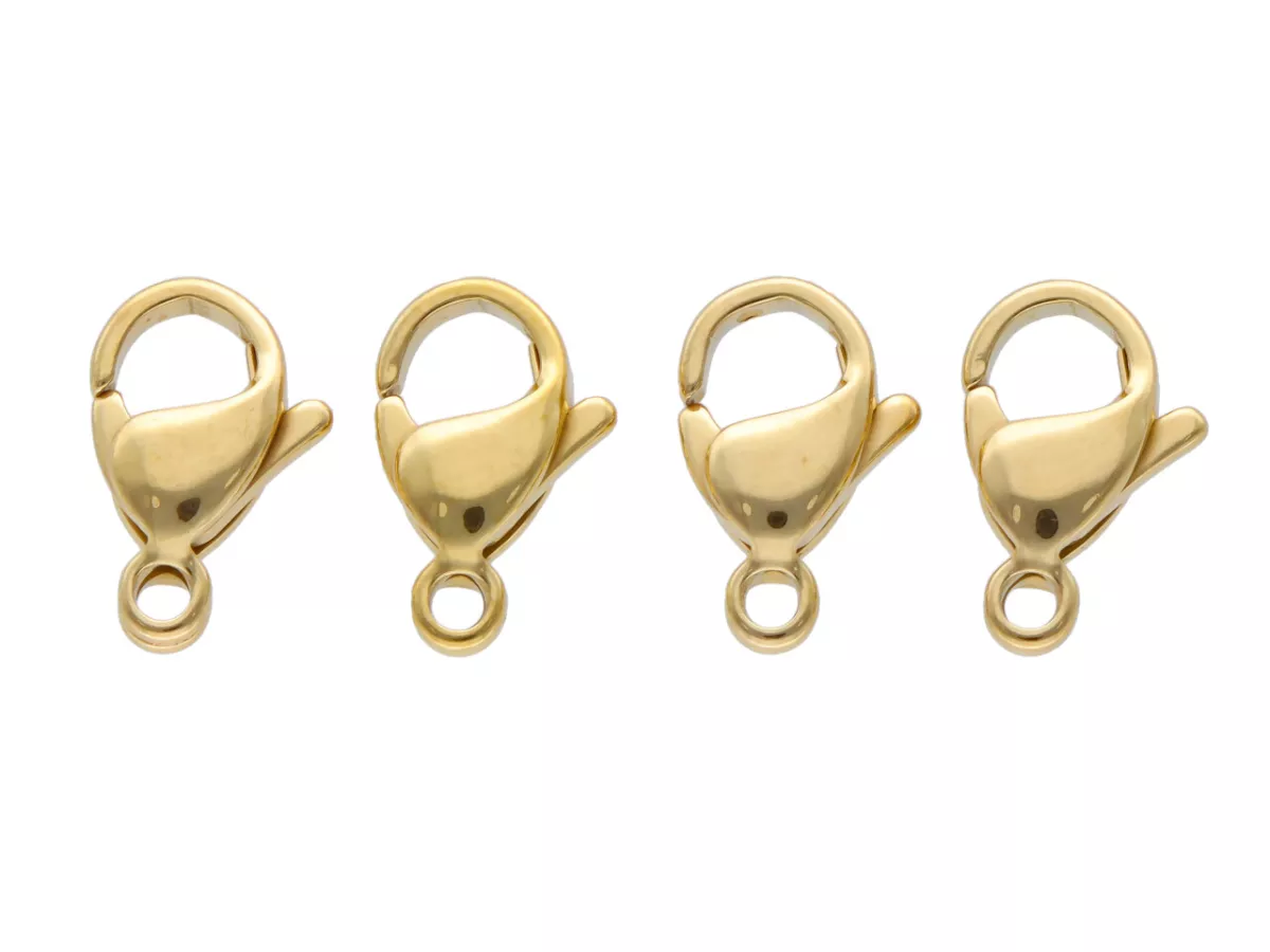 P5T58 ZAPIĘCIE KARABIŃCZYK STAL CHIRURGICZNA 11 mm - 4 SZTUKI