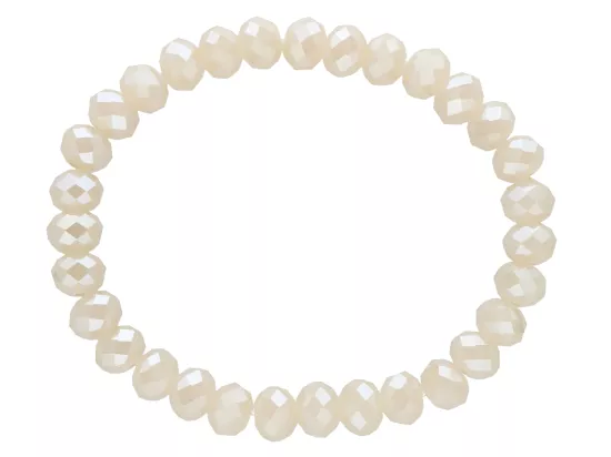 R2T32 BRANSOLETKA KRYSZTAŁKI 8 mm NA GUMCE