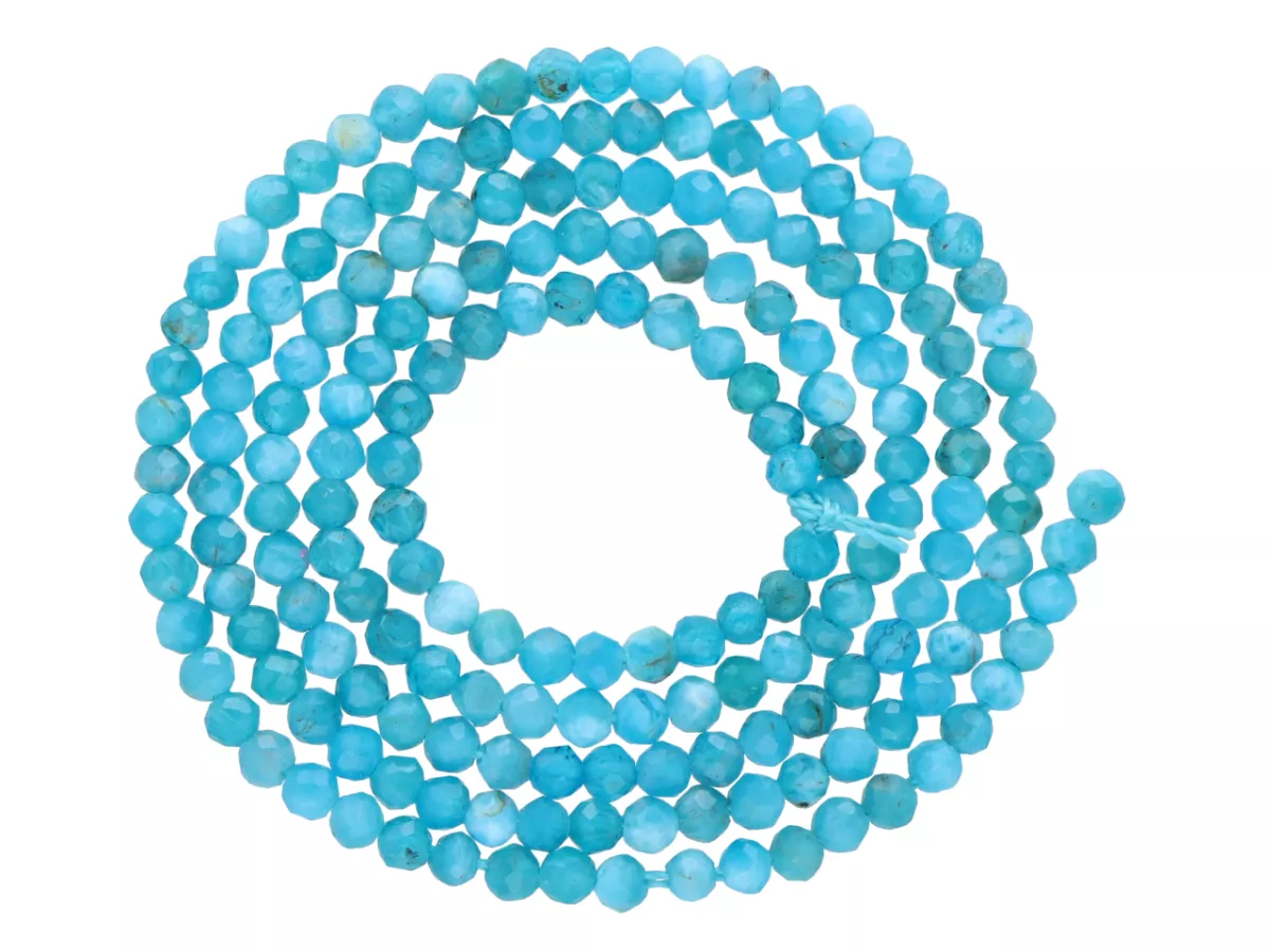 K6W01 APATYT KULE FASETOWANE 2,5 mm - 1 SZNUR