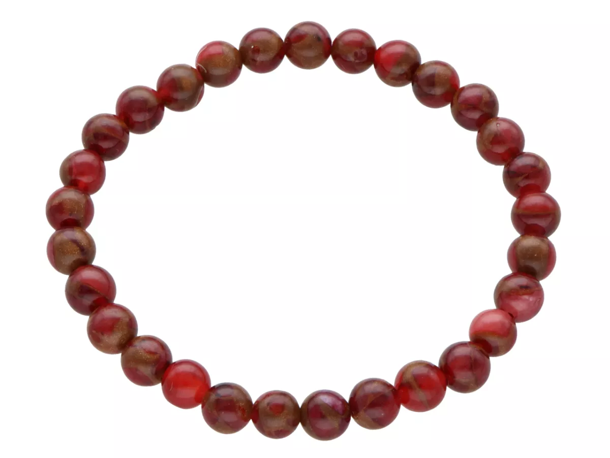 R4E38 BRANSOLETKA GOLD COLORED STONE KULE 6,5 mm