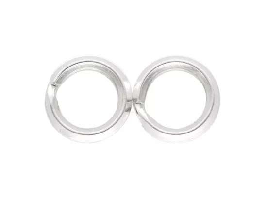 P3A86 KÓŁKA SPRĘŻYNKI 6 mm SREBRO 925 - 2 SZTUKI