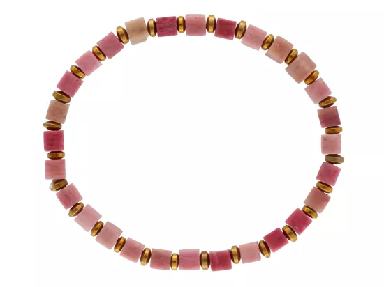 R4O84 BRANSOLETKA RODOCHROZYT I HEMATYT