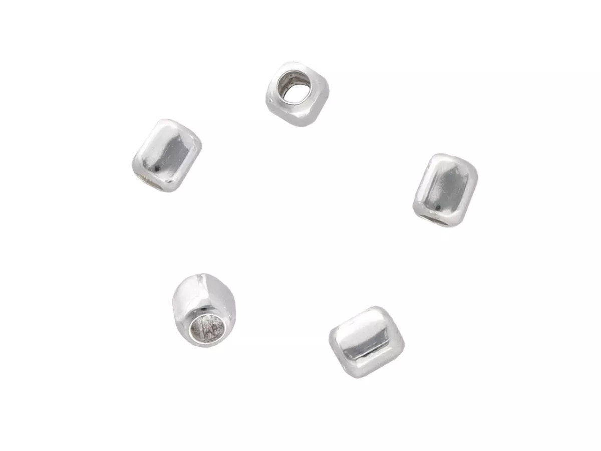 P3K88 PRZEKŁADKA OZDOBNA CUBO 2,5 mm SREBRO 925 - 5 SZTUK