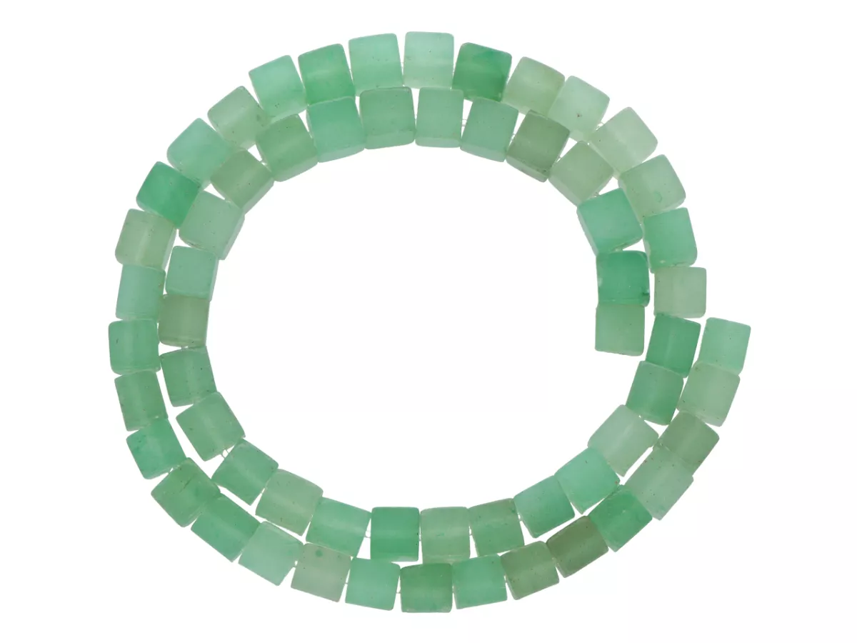 K7L27 AWENTURYN KOSTKI 6/6 mm - 1 SZNUR