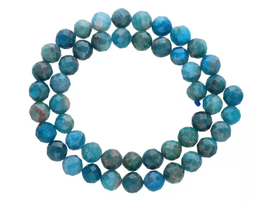 K7C62 APATYT KULE FASETOWANE 8 mm - 1 SZNUR