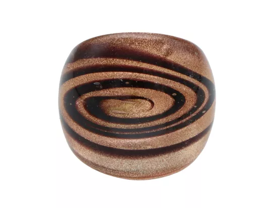 R4L15 PIERŚCIONEK SZKŁO WENECKIE