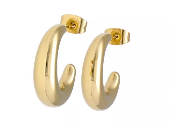 U1W95 KOLCZYKI STAL CHIRURGICZNA 1 PARA