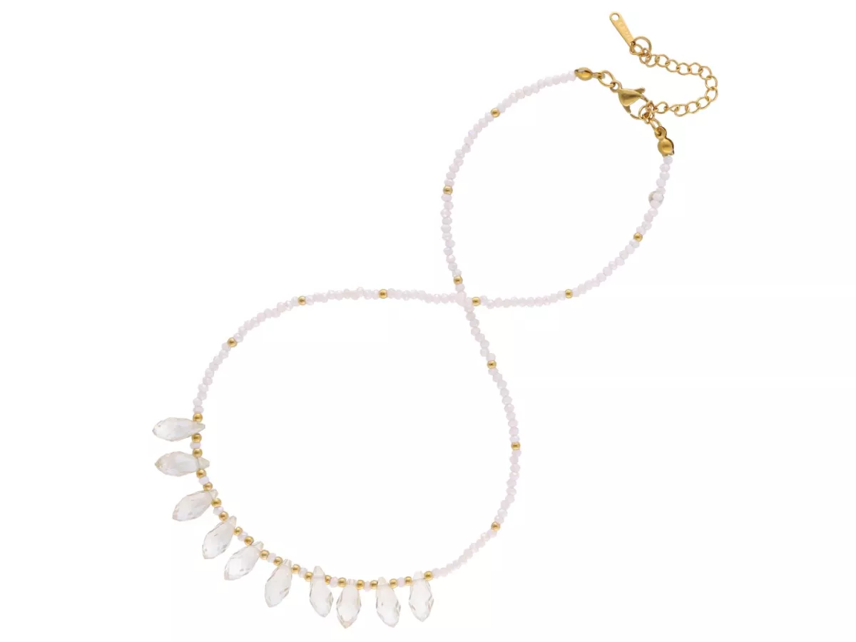 N3N53 NASZYJNIK KRYSZTAŁKI I STAL CHIRURGICZNA