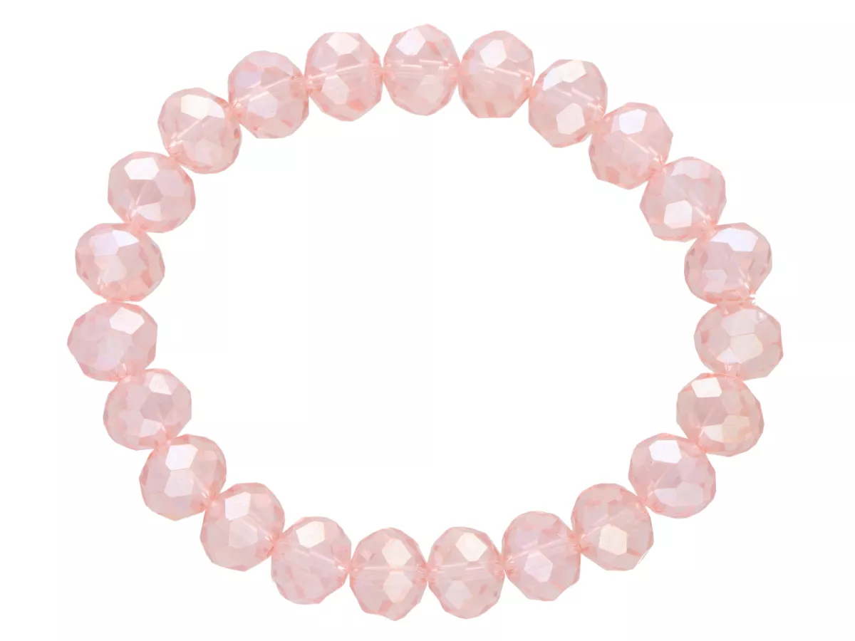 R1P53 BRANSOLETKA KRYSZTAŁKI 9,5mm NA GUMCE