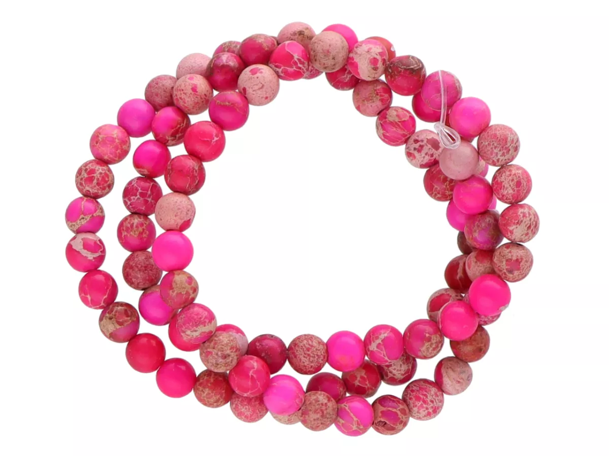 K7H23 JASPIS CESARSKI KULE 4,5 mm - 1 SZNUR