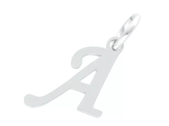 P5T01 ZAWIESZKA OZDOBNA ZE STALI CHIRURGICZNEJ LITERKA "A" - 1 SZTUKA