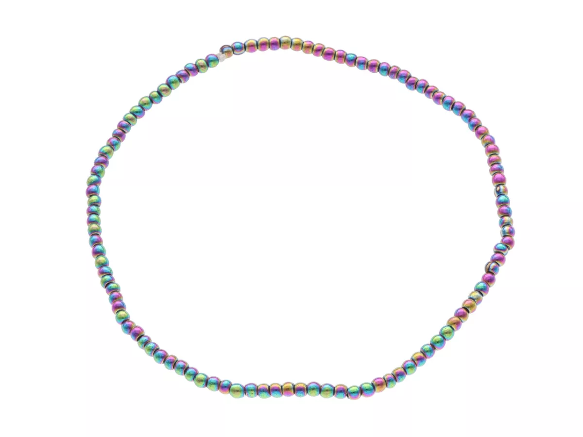 R2P03 BRANSOLETKA HEMATYT KULE 2 mm