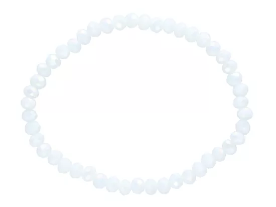 R4C63 BRANSOLETKA KRYSZTAŁKI 4,5 mm NA GUMCE