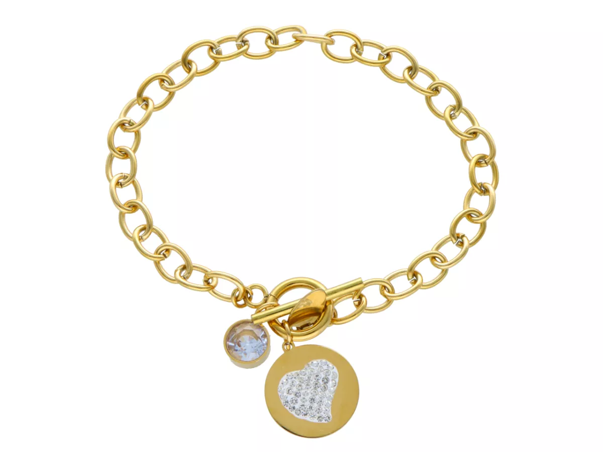 R3Y08 BRANSOLETKA ZE STALI CHIRURGICZNEJ