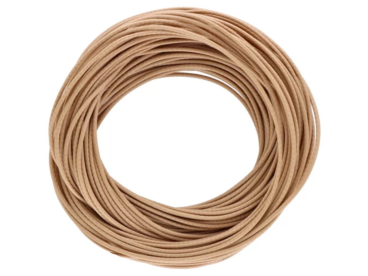 L3P63 SZNUREK JUBILERSKI WOSKOWANY 0,8 mm - 10 m