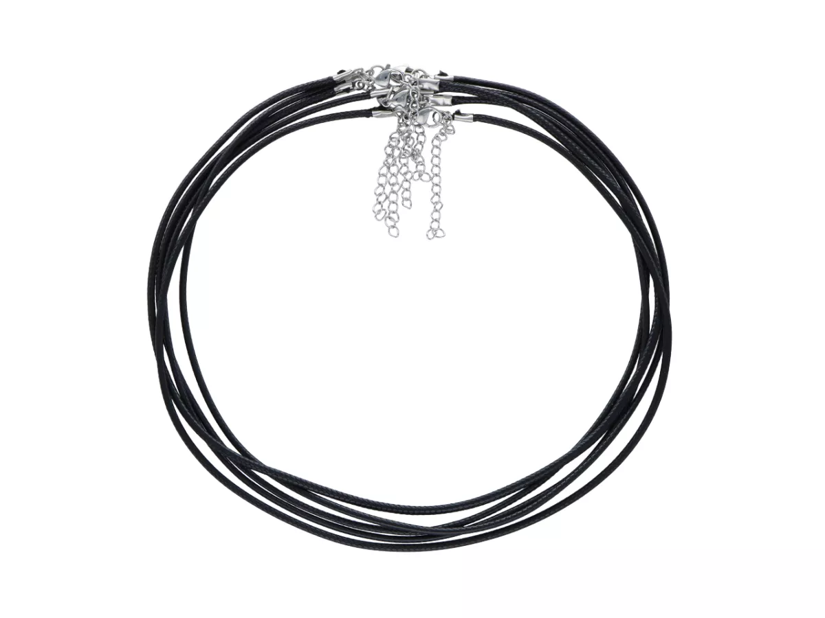 L3O69 BAZA NASZYJNIKA SZNUREK I STAL CHIRURGICZNA 40+5cm - 5 SZTUK