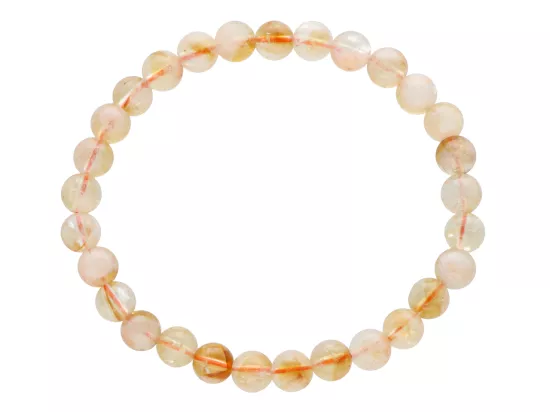 R4H43 BRANSOLETKA CYTRYN KULE 6,5 mm