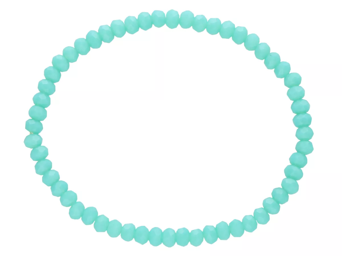 R2I88 BRANSOLETKA KRYSZTAŁKI 4,5mm NA GUMCE