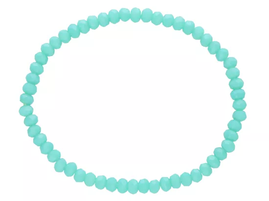 R2I88 BRANSOLETKA KRYSZTAŁKI 4,5mm NA GUMCE