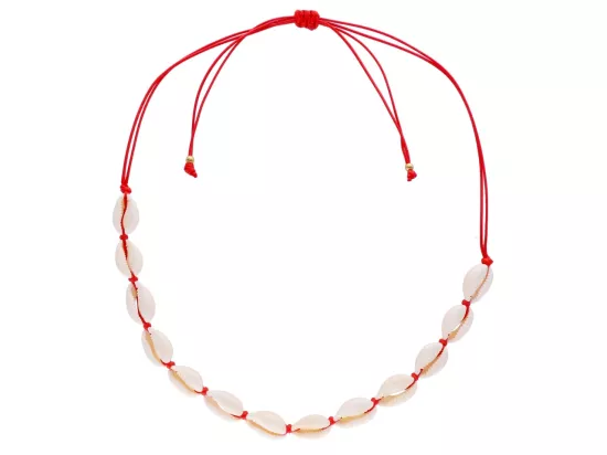 N3K59 NASZYJNIK CHOKER MUSZELKI