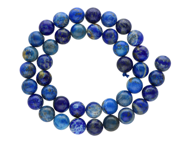 K6W56 LAPIS LAZULI KULE 9,5 mm - 1 SZNUR