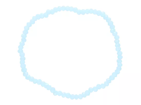 R2X22 BRANSOLETKA KRYSZTAŁKI 3 mm NA GUMCE