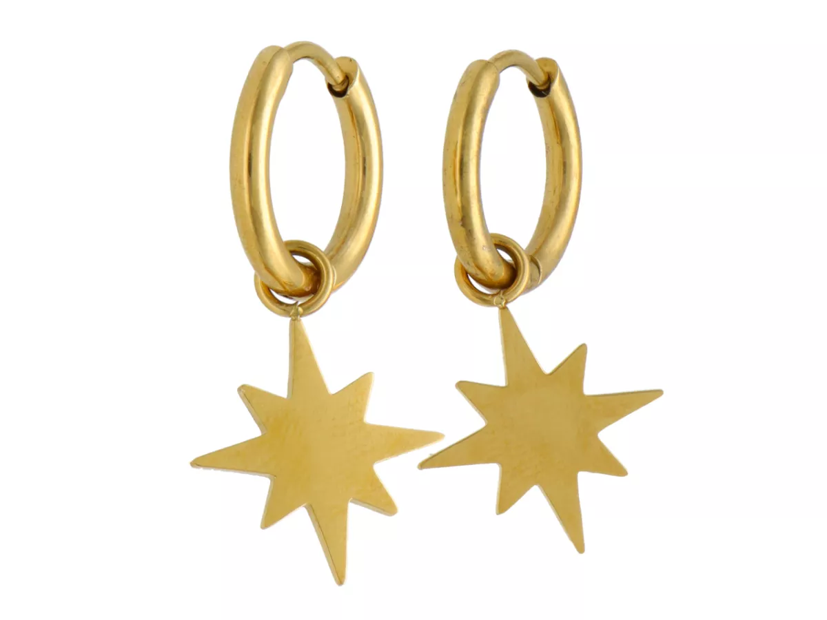 U1T55 KOLCZYKI STAL CHIRURGICZNA 1 PARA