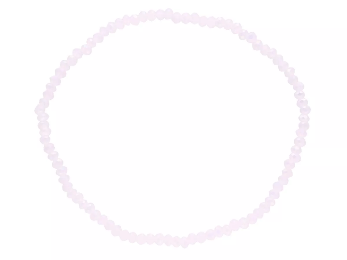 R3U16 BRANSOLETKA KRYSZTAŁKI 2,5 mm NA GUMCE