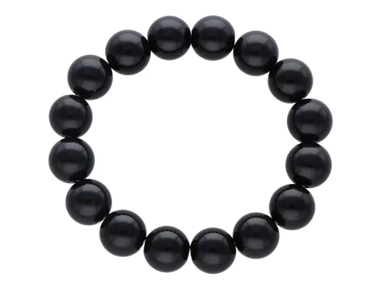 R1E12 BRANSOLETKA ONYKS KULE 12 mm