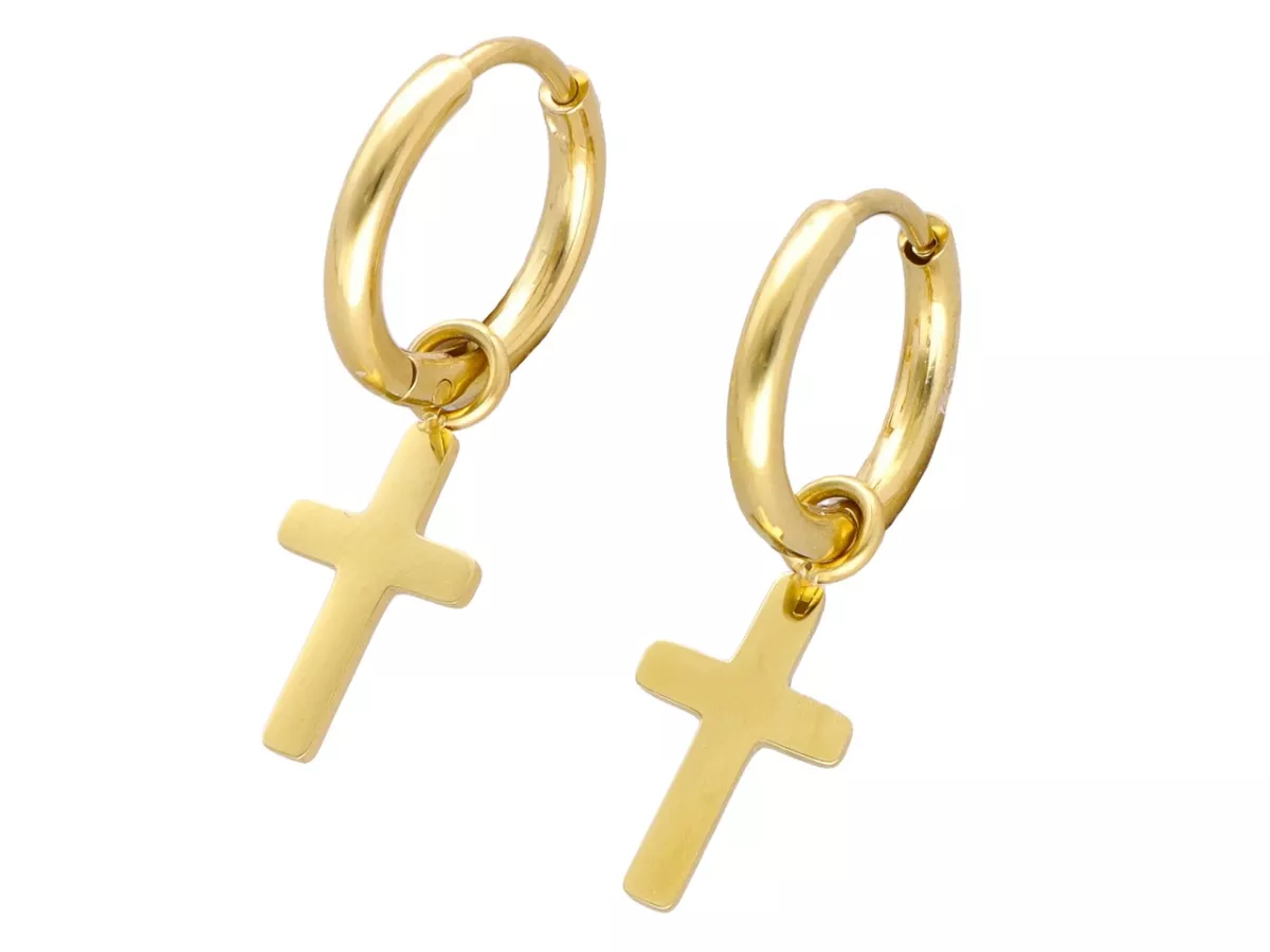 U1N52 KOLCZYKI STAL CHIRURGICZNA 1 PARA