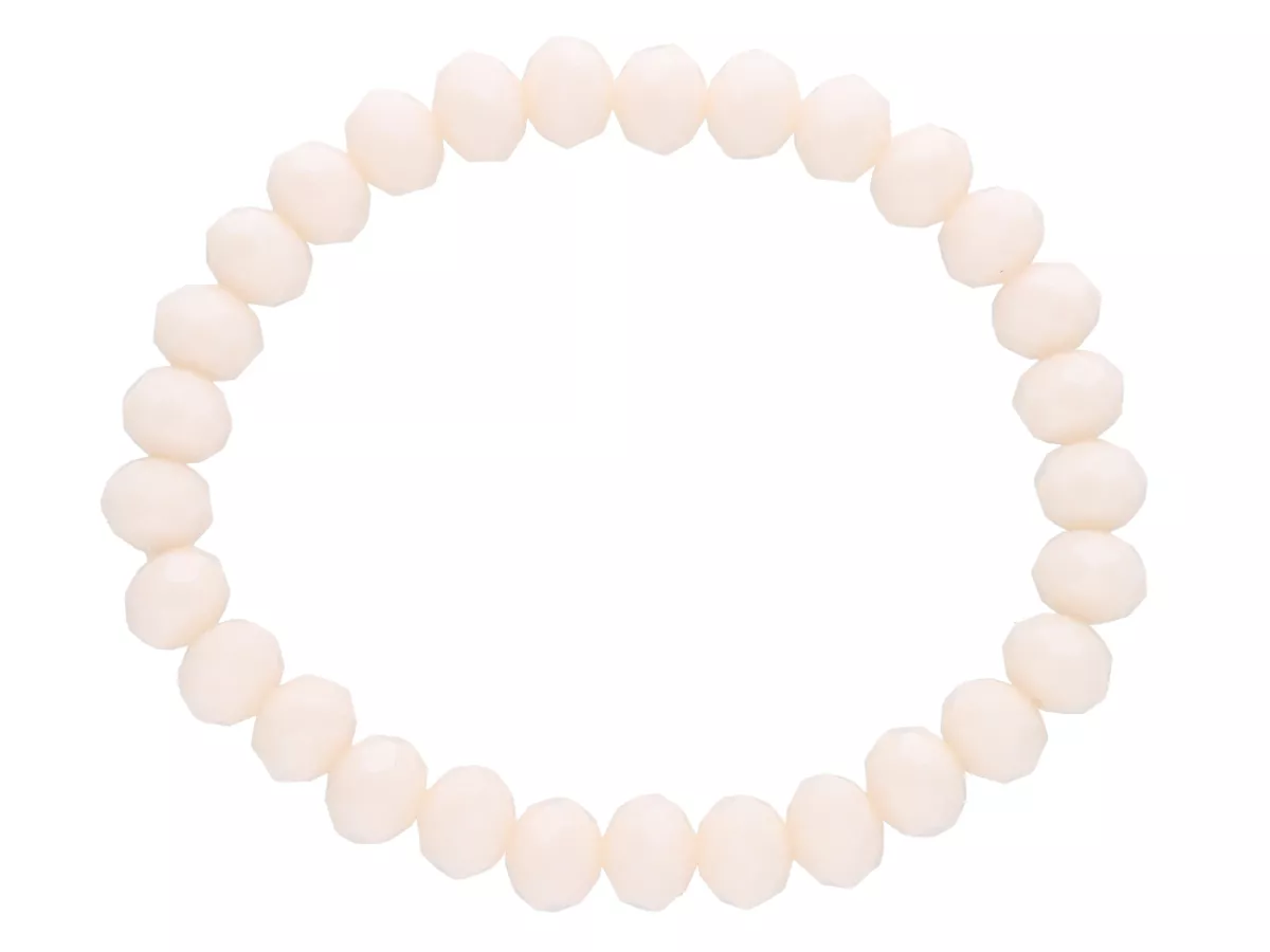 R2T29 BRANSOLETKA KRYSZTAŁKI 8 mm NA GUMCE